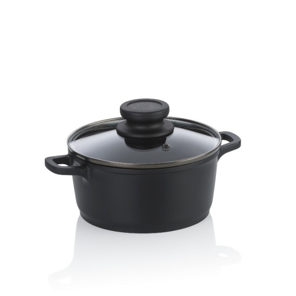 KELA Kastrol s keramickým povrchem a poklicí ATURA 16 cm 1 l KL-15169
