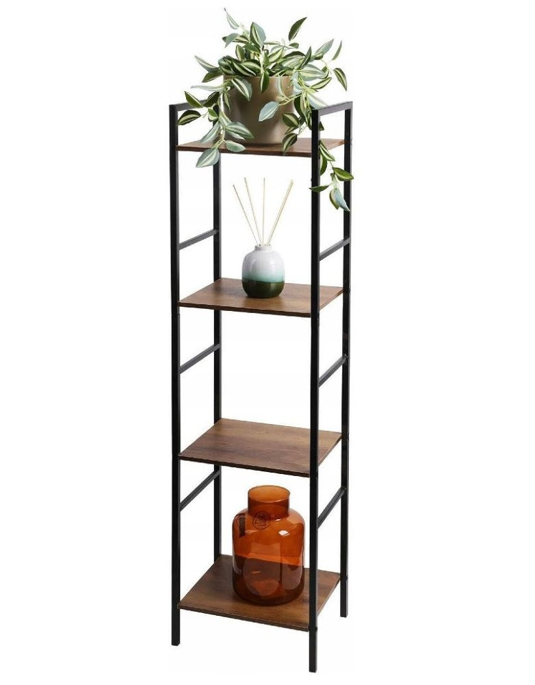 HOMESTYLING Úložný regál 4 police 106 cm KO-DD1000680