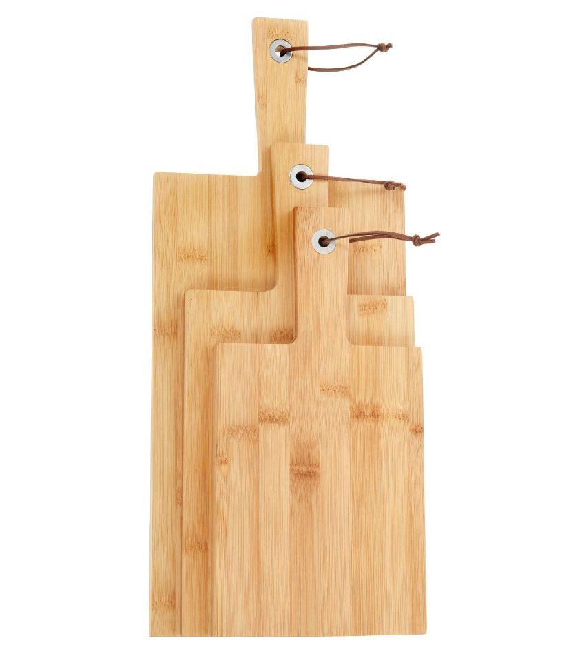 EXCELLENT HOUSEWARE Sada dřevěných prkének na krájení i servírování 3 ks KO-170490560