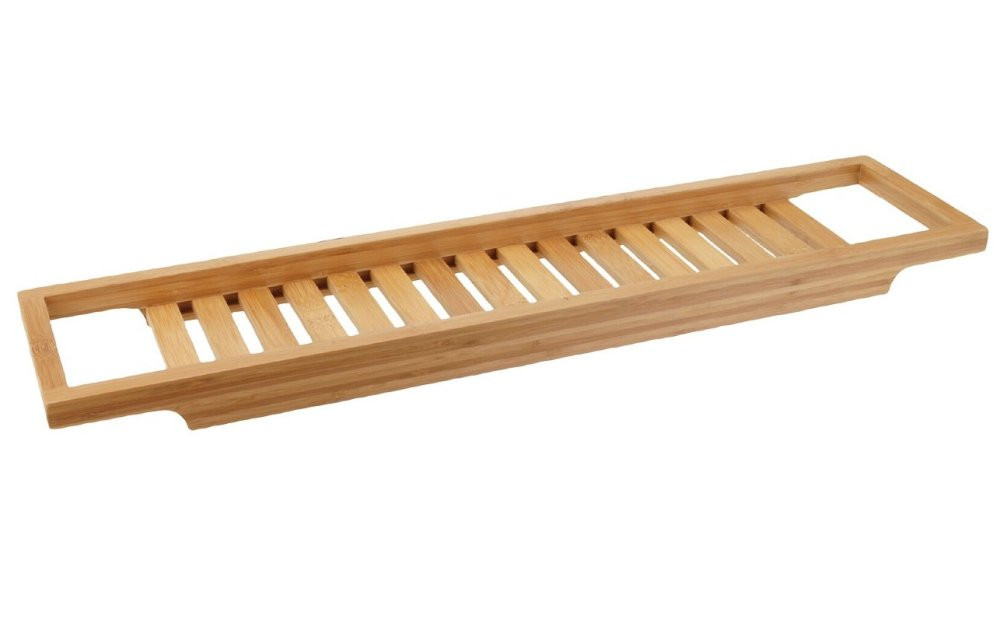EXCELLENT HOUSEWARE Polička na vanu bambusová 64,5 cm KO-784610500
