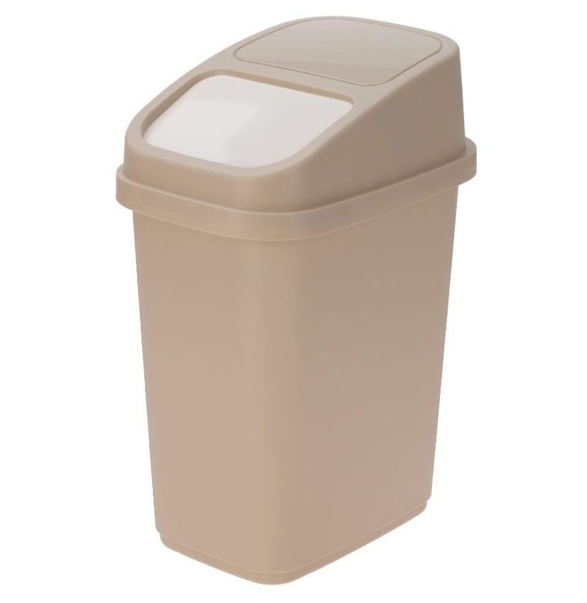 EXCELLENT HOUSEWARE Odpadkový koš výklopný do kuchyně 17 l béžová KO-030002110bezo