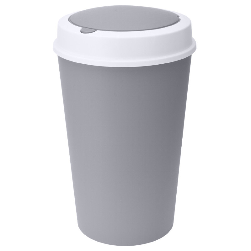 EXCELLENT HOUSEWARE Odpadkový koš výklopný 25 l AURORA šedá KO-Y54231160seda