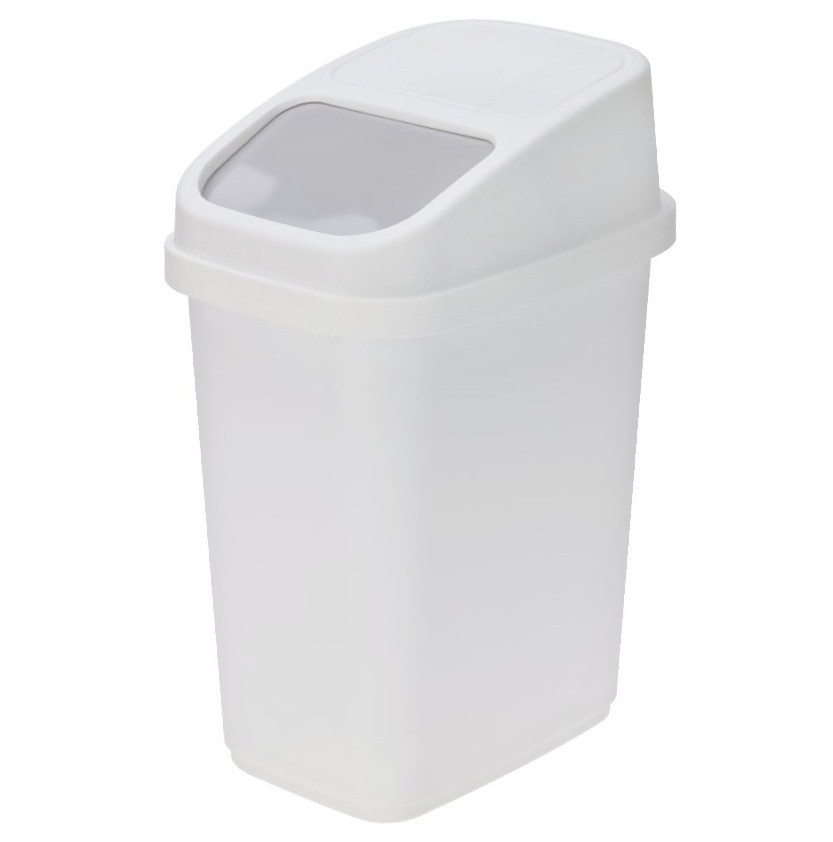 EXCELLENT HOUSEWARE Odpadkový koš výklopný do kuchyně 17 l bílá KO-030002110bila