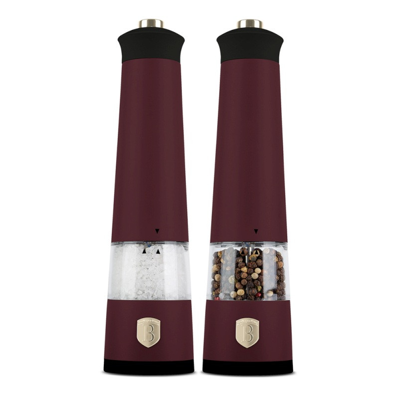 BERLINGERHAUS Mlýnek na pepř a sůl sada 2 ks Leonardo Collection BH-9555