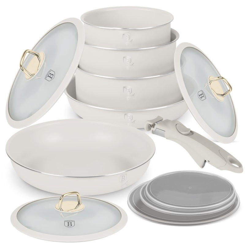 BERLINGERHAUS Sada nádobí s titanovým povrchem 12 ks Sahara Collection BH-8247