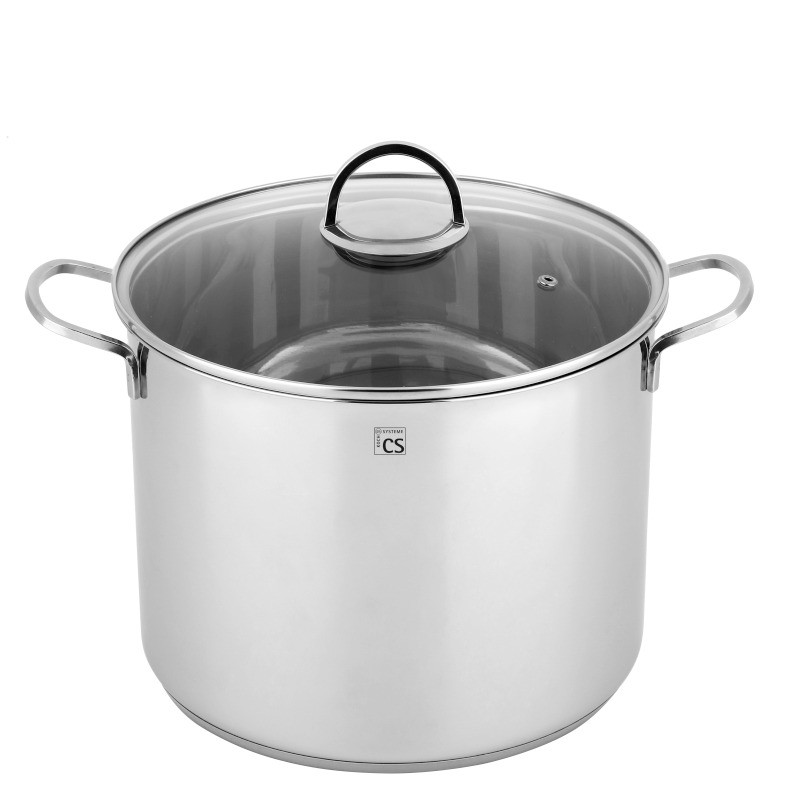 CS KOCHSYSTEME Hrnec s poklicí nerez 40 cm / 50 l TRIER CS-093198