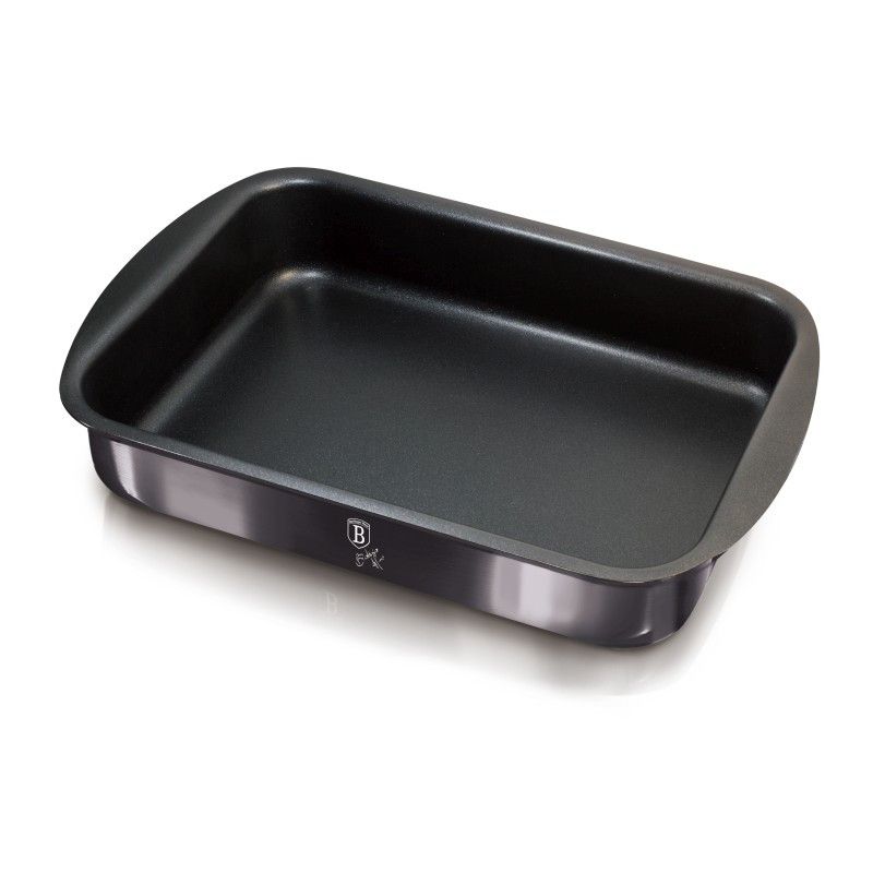 BERLINGERHAUS Plech na pečení s titanovým povrchem 40x28,5 cm Carbon Pro Line BH-7899