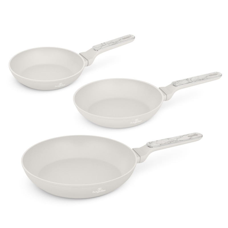 BERLINGERHAUS Sada pánví s titanovým povrchem 3 ks Sahara Marble Collection BH-8398