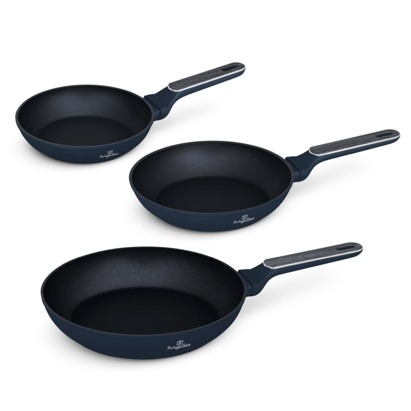 BERLINGERHAUS Sada pánví s titanovým povrchem 3 ks Deep Sea Collection BH-8379