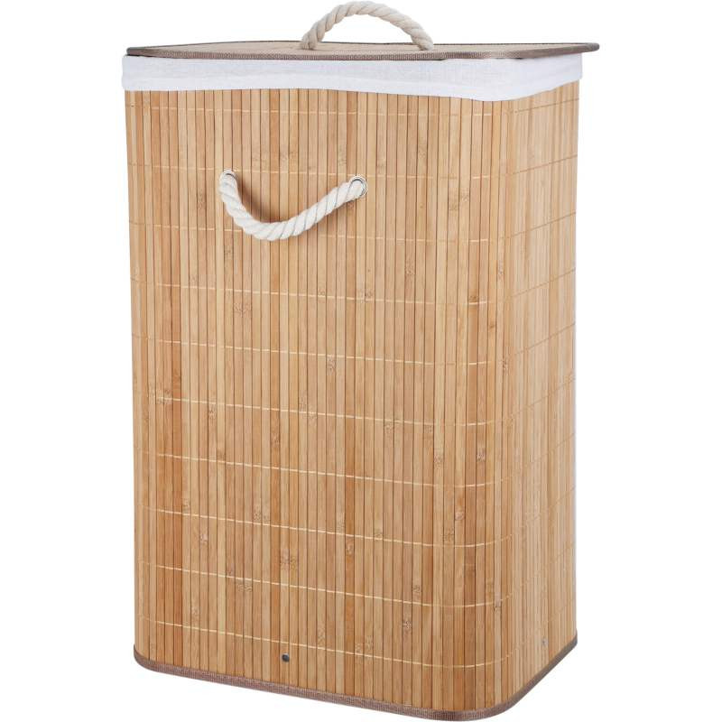 EXCELLENT HOUSEWARE Koš na prádlo bambus 40x30x60 cm přírodní KO-KR9000010