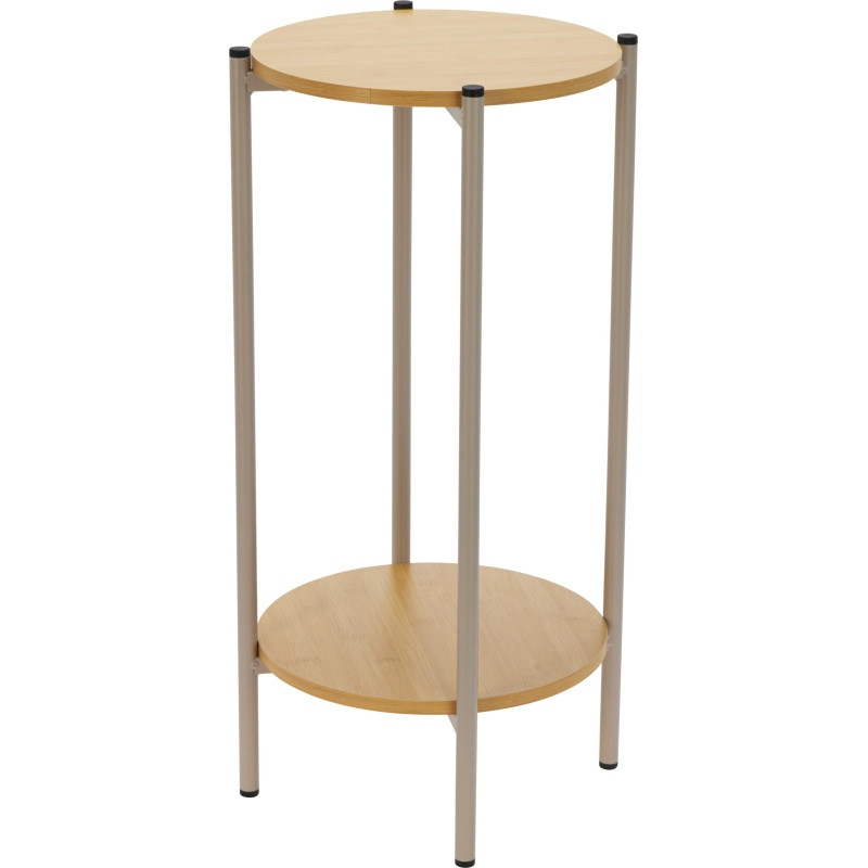 HOMESTYLING Odkládací stolek 31x31x61 cm design dřevo KO-NB1510540
