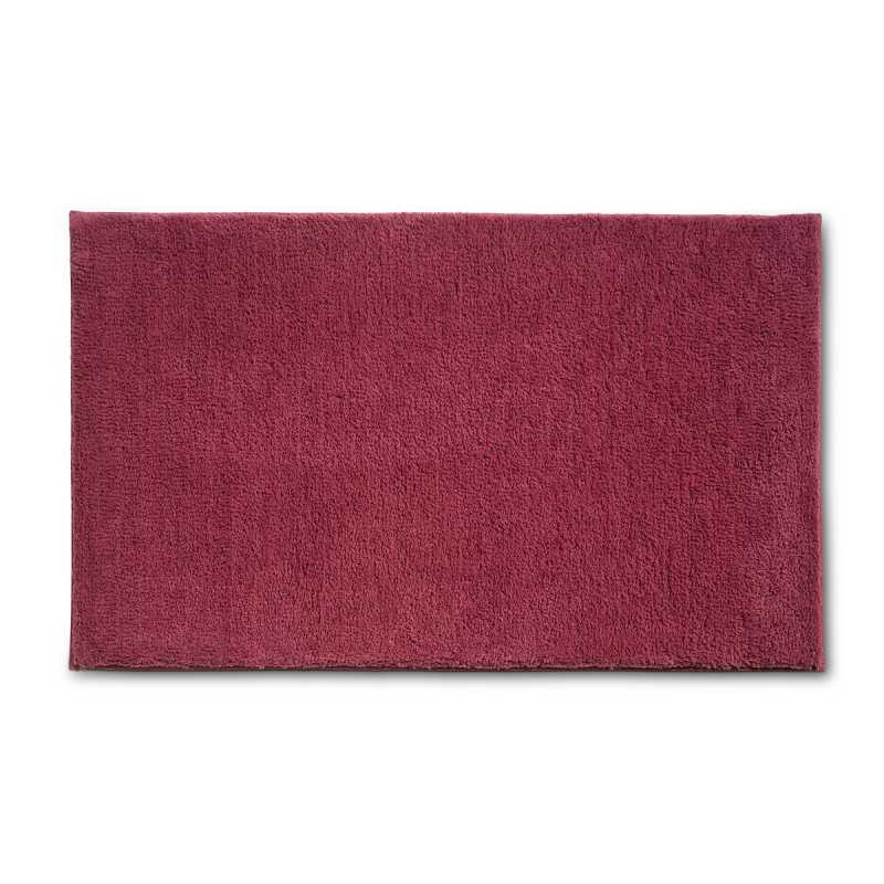 KELA Koupelnová předložka Maja 100% polyester malinovo červená 100x60x1,5cm KL-23578