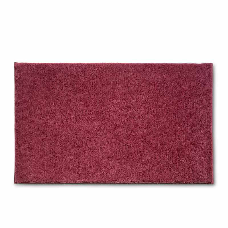 KELA Koupelnová předložka Maja 100% polyester malinovo červená 120x70x1,5cm KL-23579