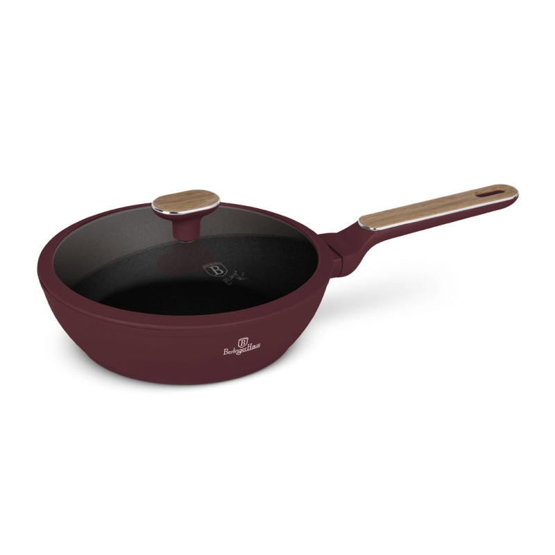 BERLINGERHAUS Pánev hluboká  s poklicí 24 cm Leonardo Nordic Collection BH-8295