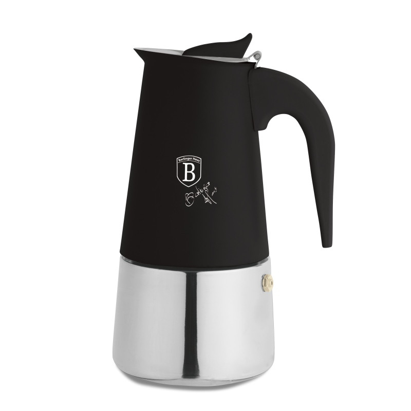 BERLINGERHAUS Moka konvička indukce 6 šálků Matte Black Collection BH-8912