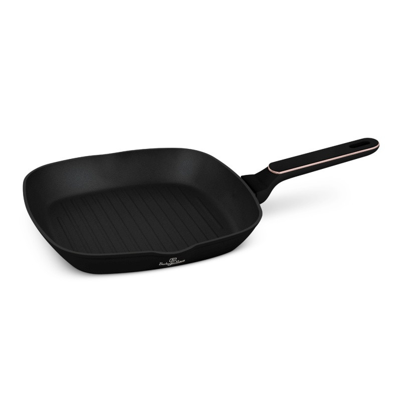 BERLINGERHAUS Grilovací pánev s titanovým povrchem 28 cm Black Rose Collection BH-8354