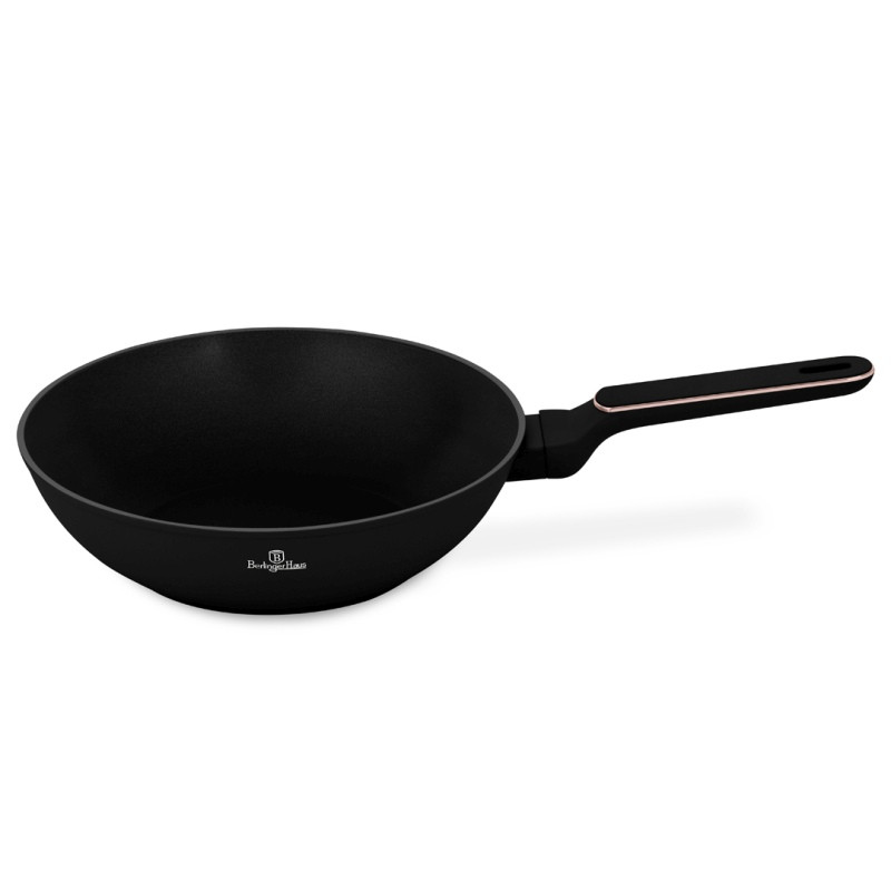 BERLINGERHAUS Pánev WOK s titanovým povrchem 28 cm Black Rose Collection BH-8353