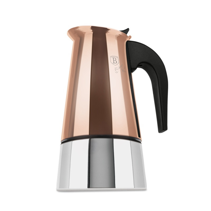 BERLINGERHAUS Moka konvička indukce 9 šálků Rosegold Metallic Line BH-8909