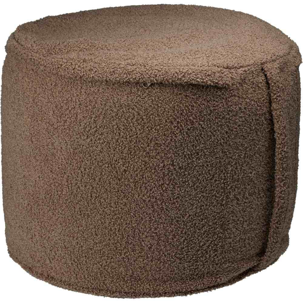 H & S COLLECTION Nafukovací taburet hnědá KO-170495400hned