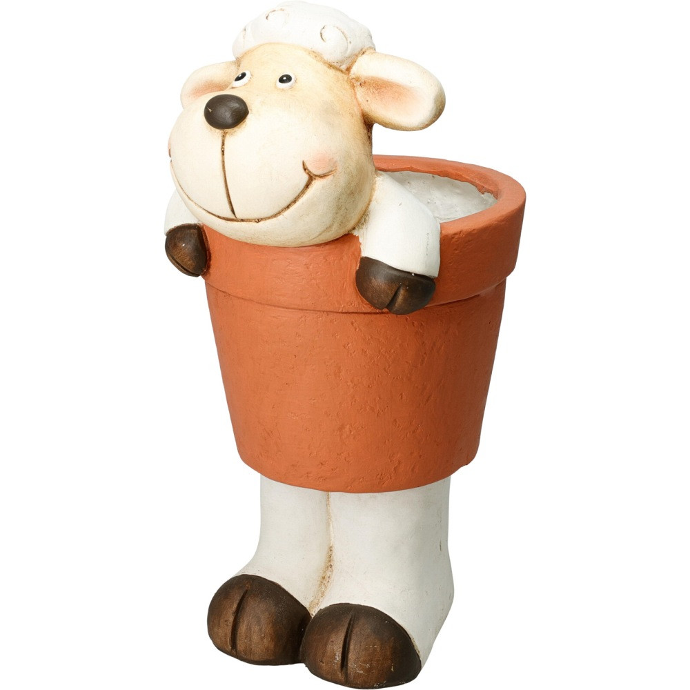 PROGARDEN Květináč dekorativní ovce 25 x 21 x 42 cm KO-795251050ovce