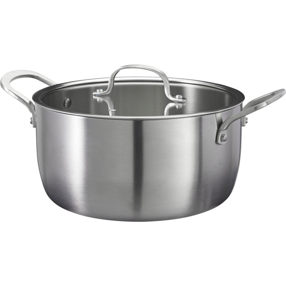 SIAKI HUISHOUD Kastrol nerez 25,5 cm s poklicí KO-C85000410