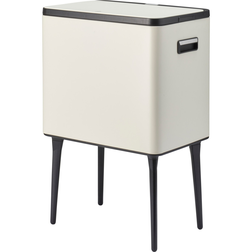 EXCELLENT HOUSEWARE Odpadkový koš s dotykovým otevíráním 35 l matná krémová KO-C88000040