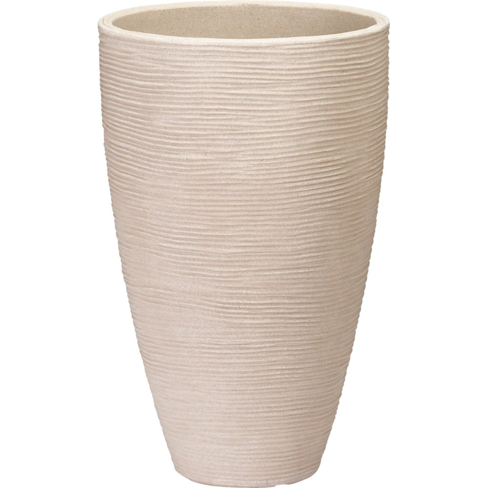 PROGARDEN Květináč žebrovaný 28 x 43 písková KO-Y54203900