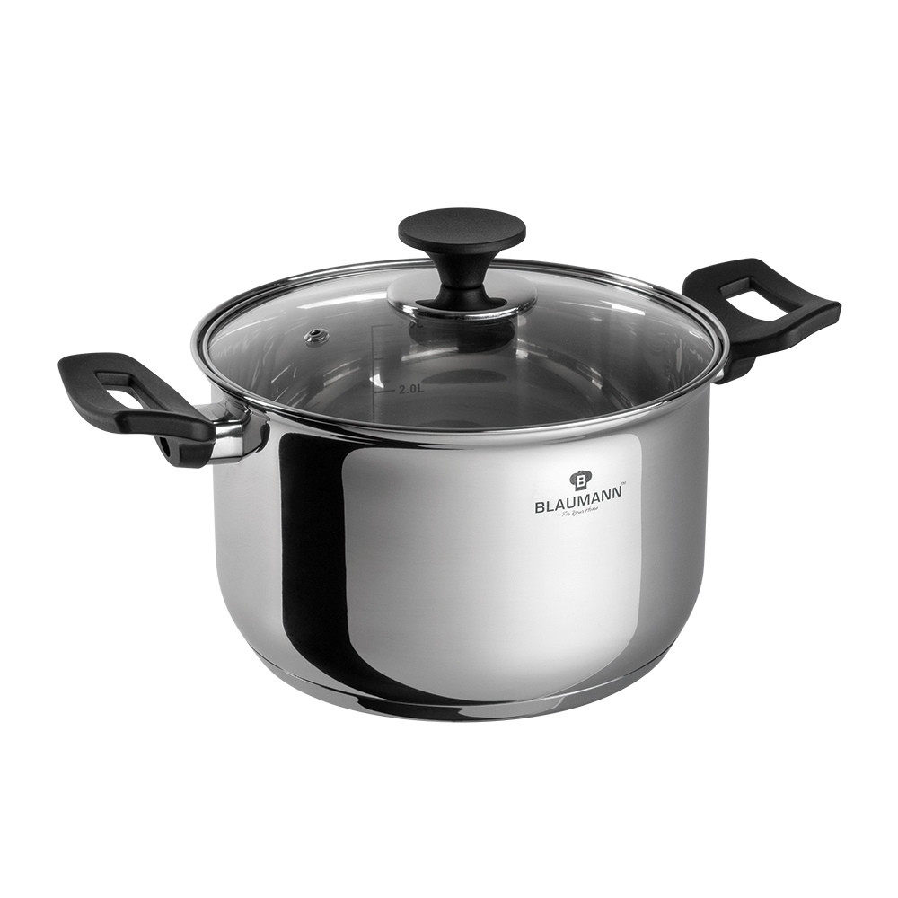 BLAUMANN Kastrol nerezový s poklicí, 20 cm, Gourmet Line BL-3855