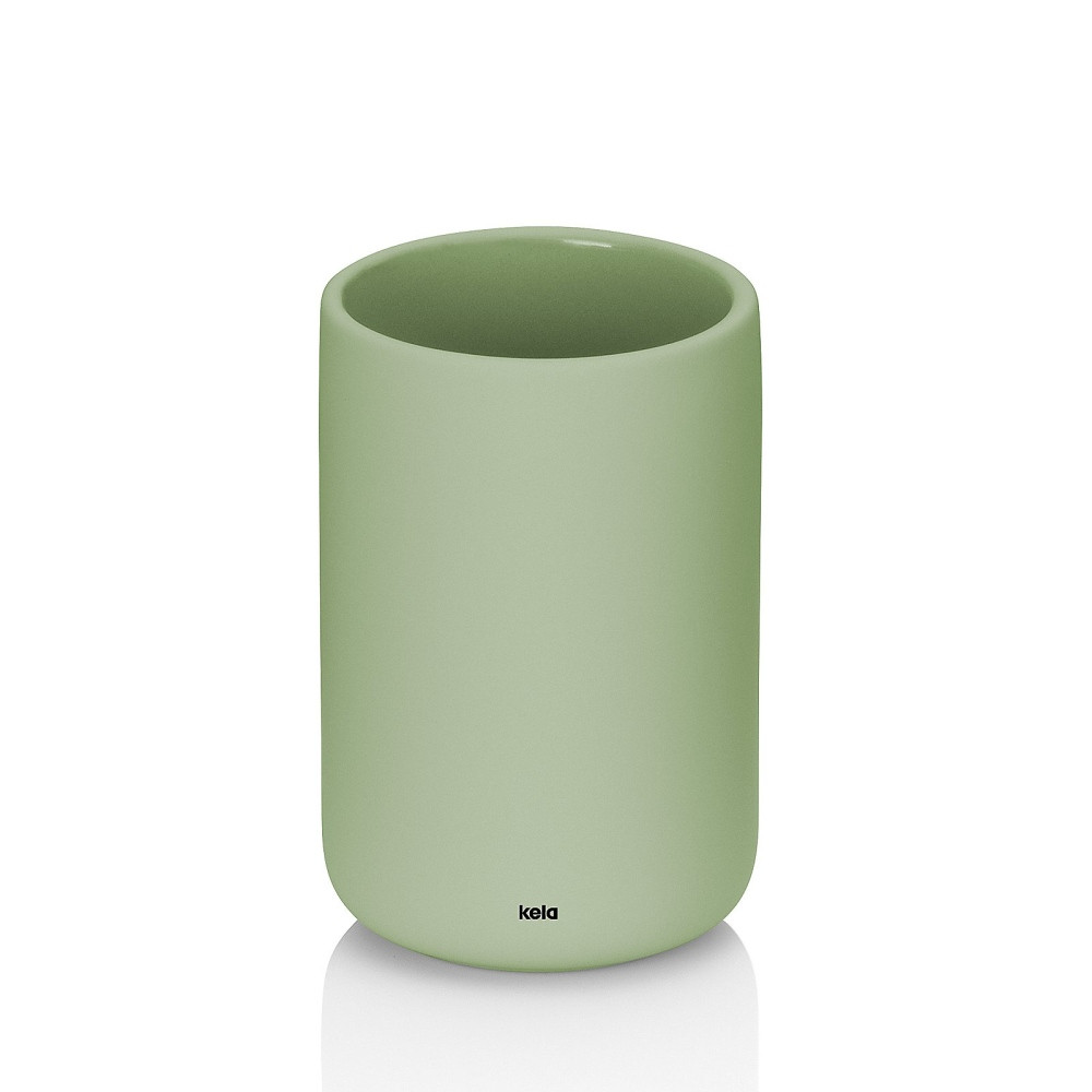 KELA Pohár Sana keramický 11,5 cm zelená KL-23981