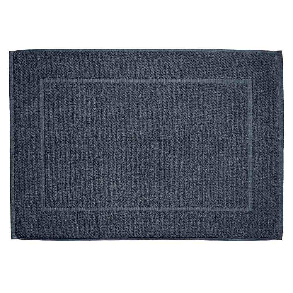 KELA Koupelnová předložka Lavinia 100% organická bavlna 60 x 100 cm tmavě modrá KL-24047