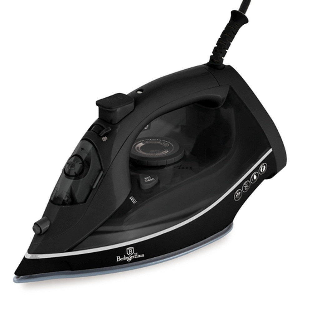 BERLINGERHAUS Žehlička napařovací 2200 W Matte Black Collection BH-9930