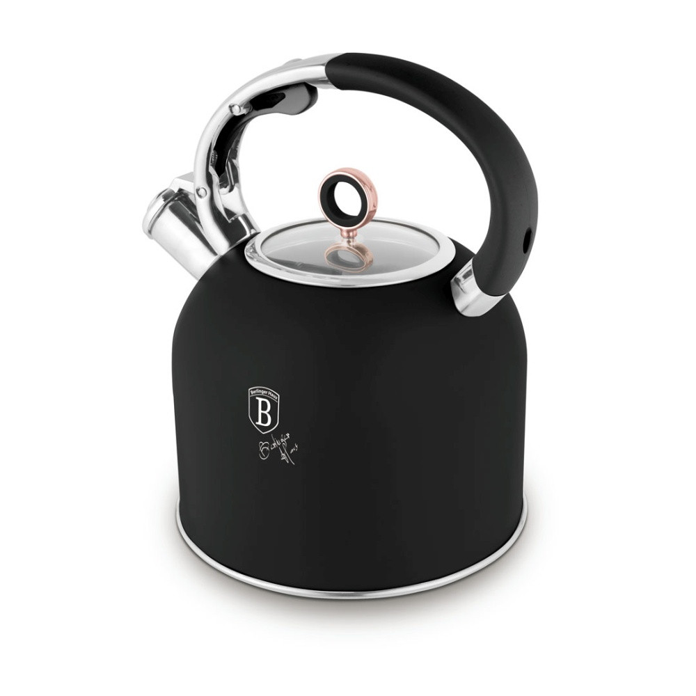 BERLINGERHAUS Konvice se skleněným víkem 3 l Black Rose Collection BH-8920