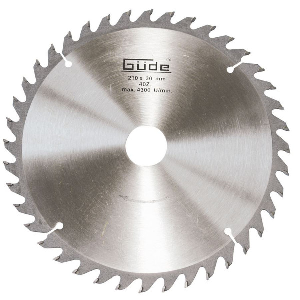GÜDE 55075 Pilový kotouč SK 210 x 30 mm,
40 z