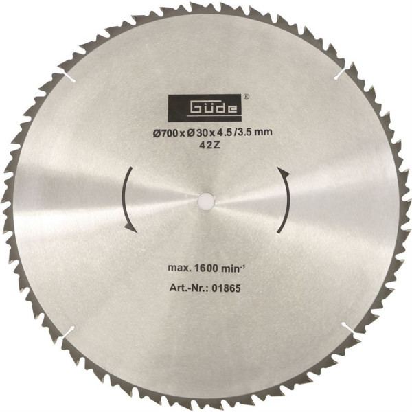 GÜDE 1865 PILOVÝ KOTOUČ HM 700x30x42Z