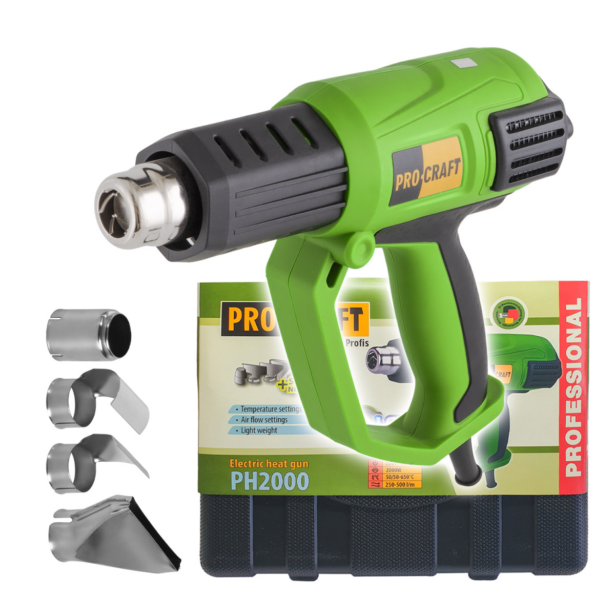 Procraft PH2000 pistole horkovzdušná