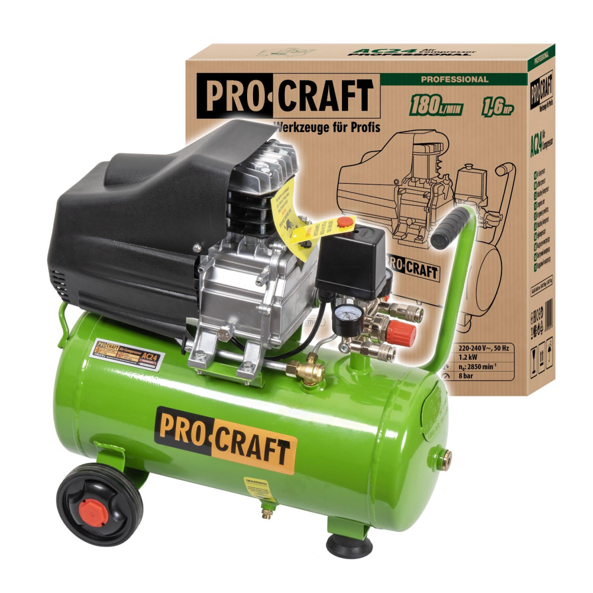 Procraft AC24 kompresor