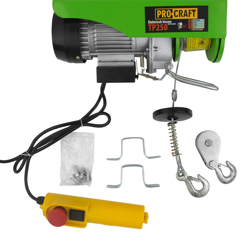 Procraft TP250 naviják lanový elektrický