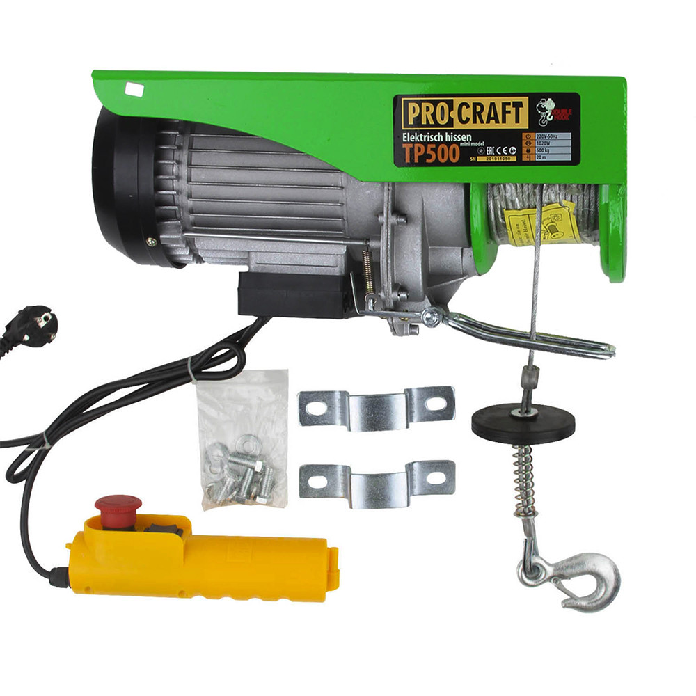 Procraft TP500 naviják lanový elektrický