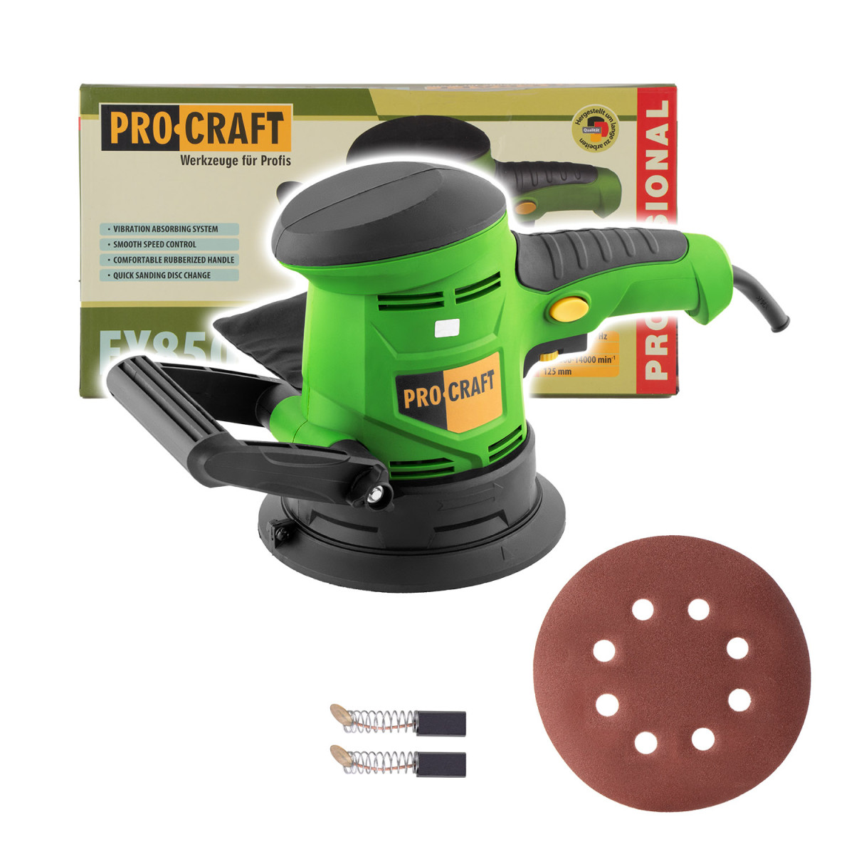 Procraft EX850E excentrická bruska