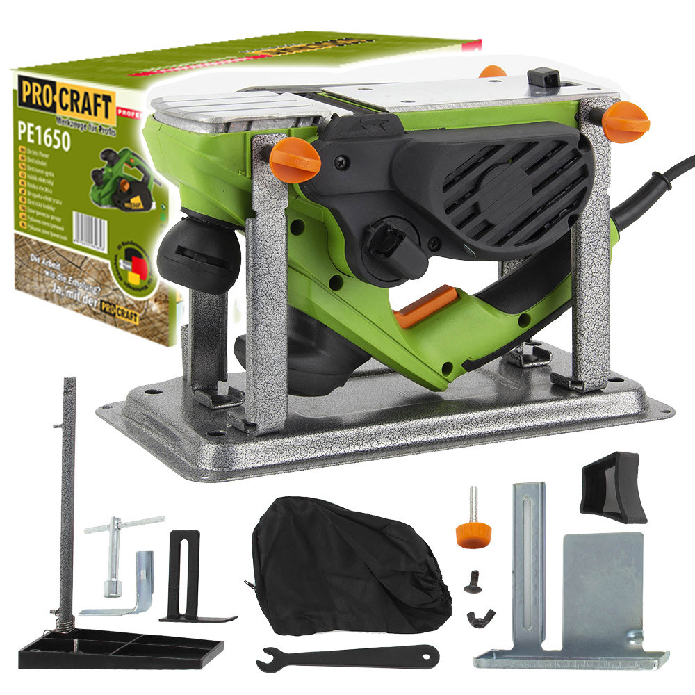 Procraft PE1650 elektrický hoblík