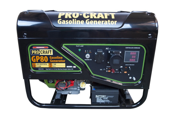Procraft GP80 benzinový generátor 7,5kW