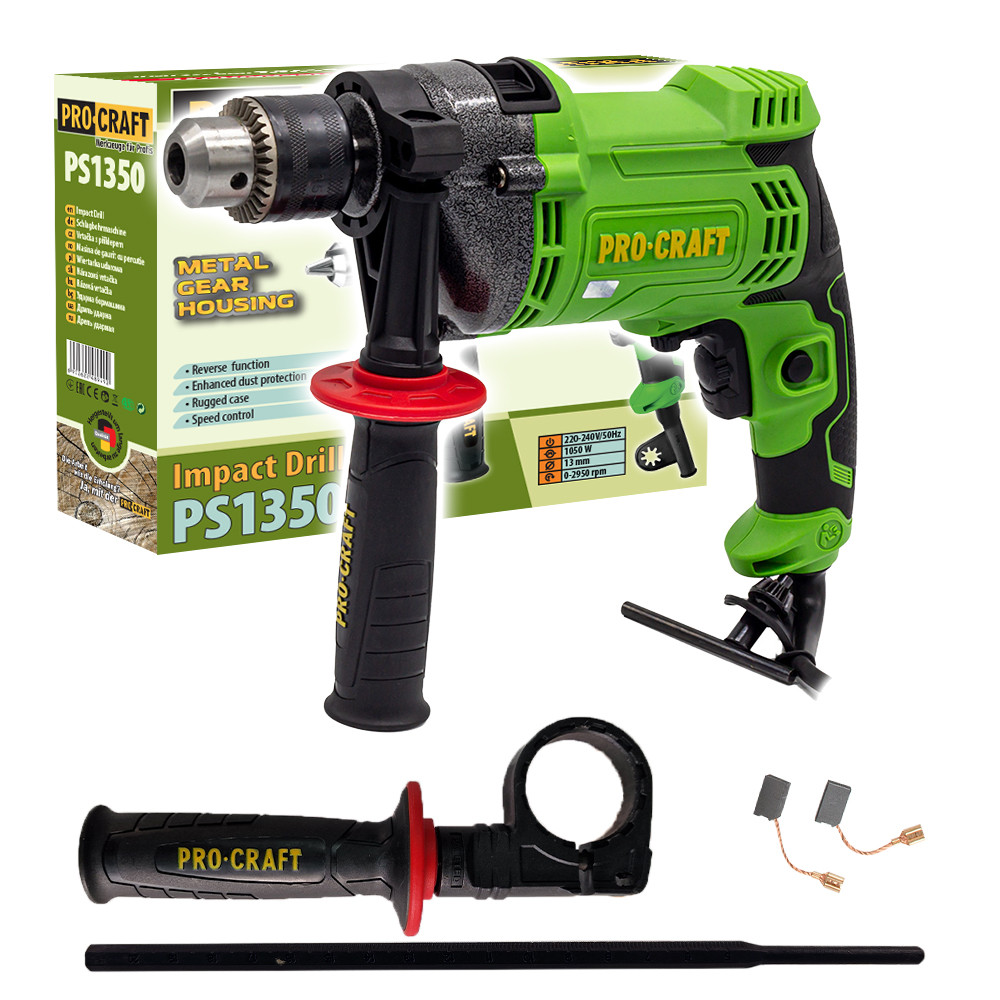 Procraft PS1350 příklepová vrtačka