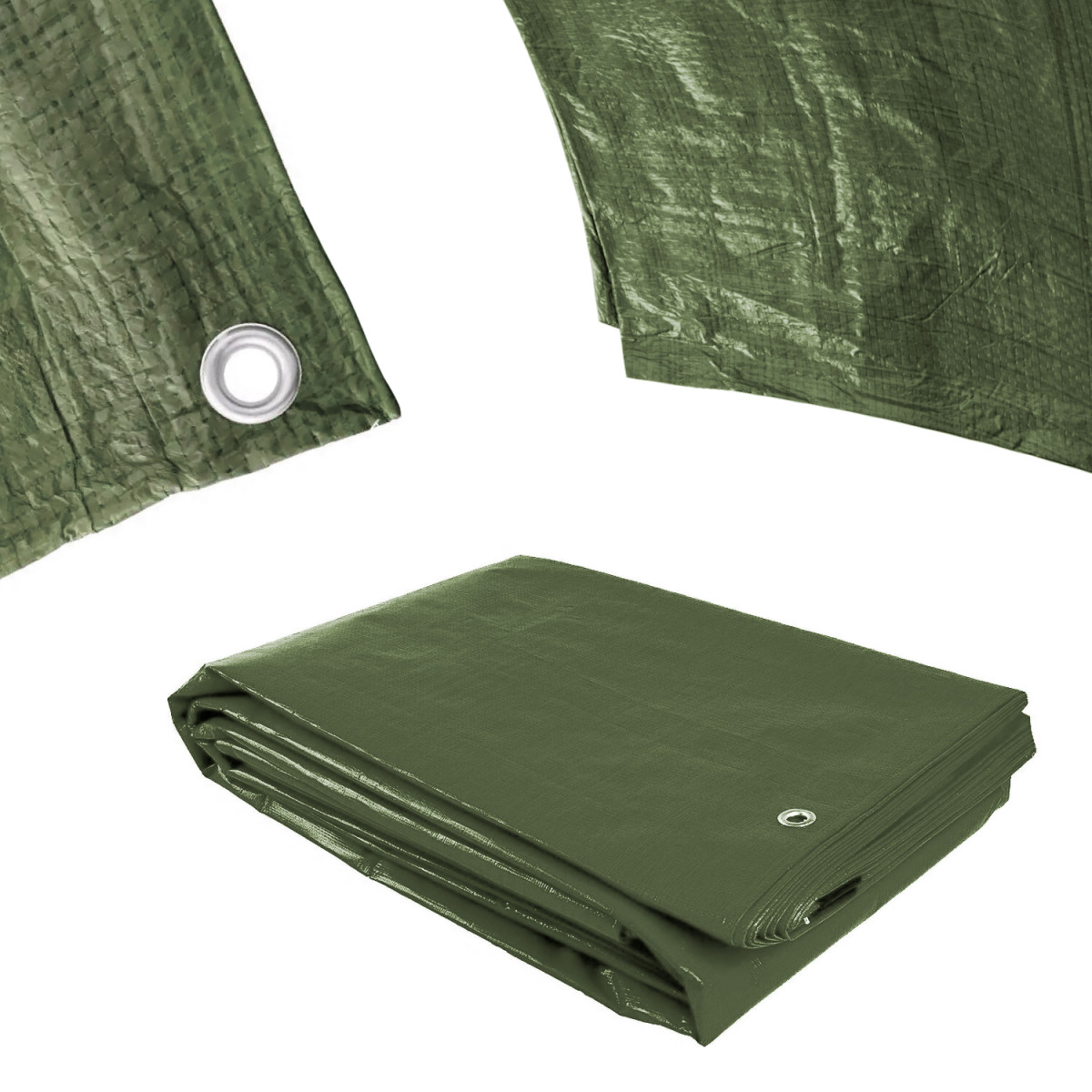 Procraft GT8x12 plachta   120g/m2 nepromokavá s oky 8x12 m zelená