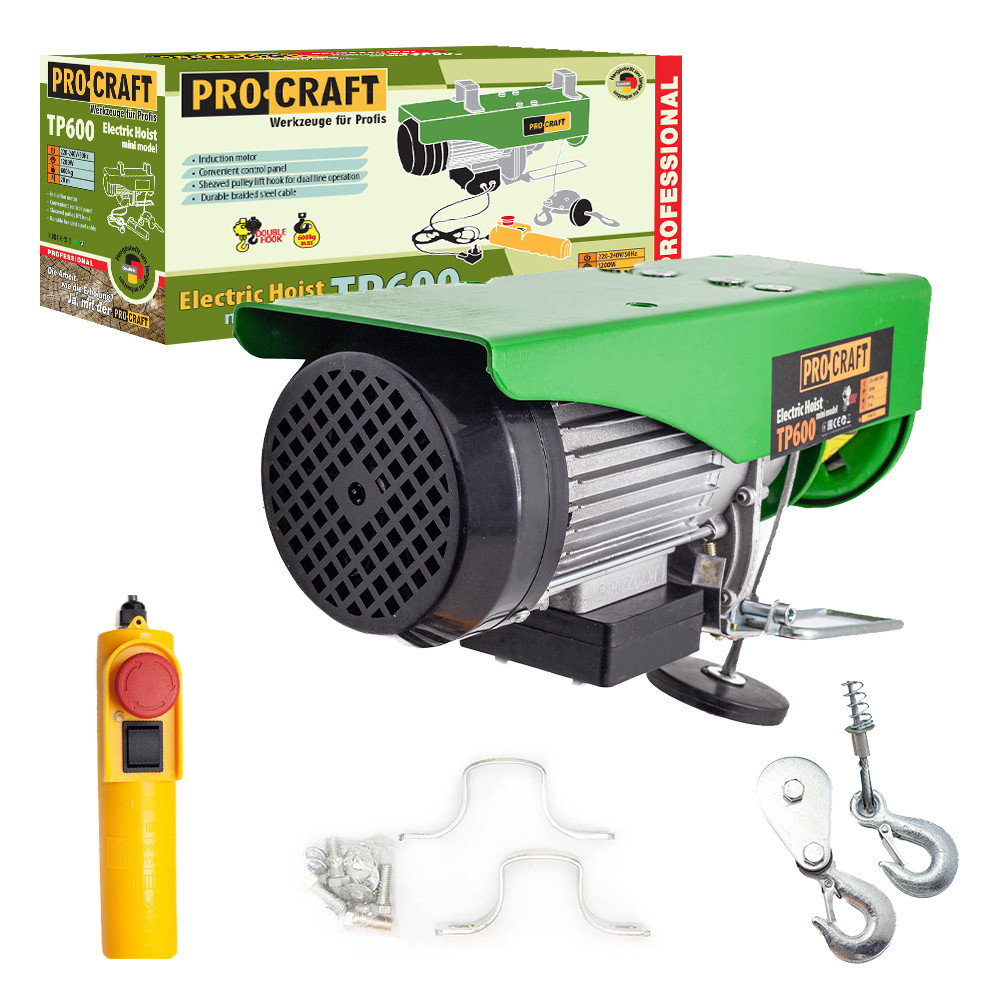 Procraft TP600 naviják lanový elektrický