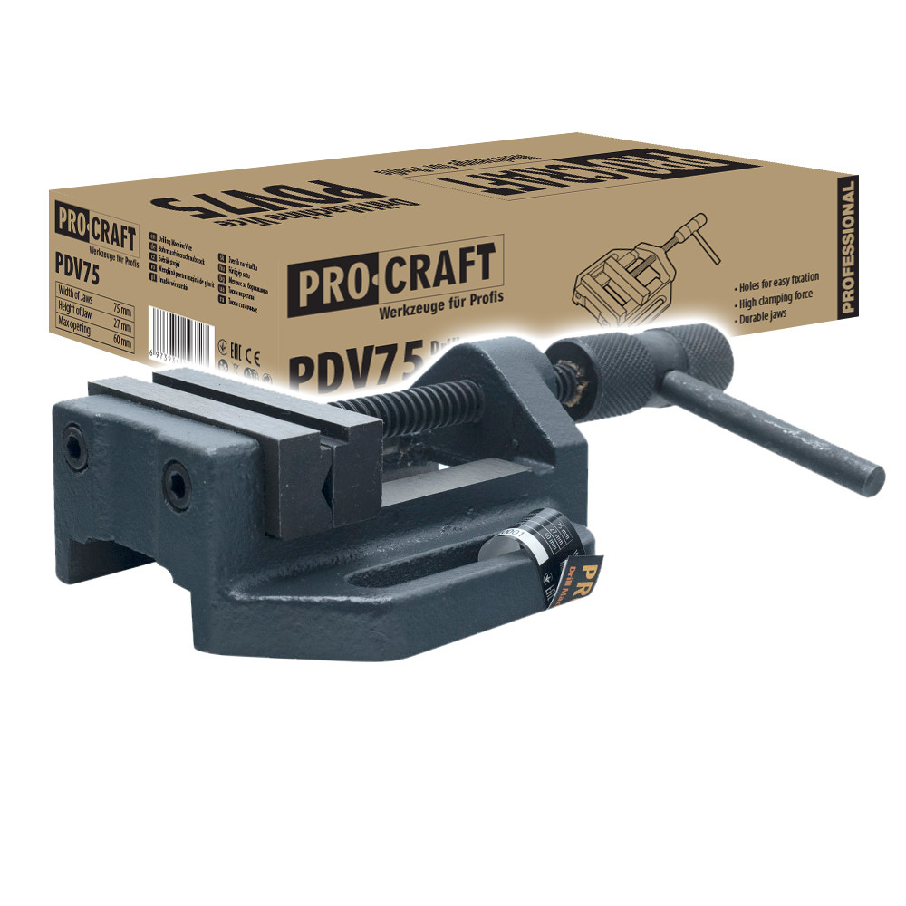 Procraft PDV75 svěrák pod vrtačku