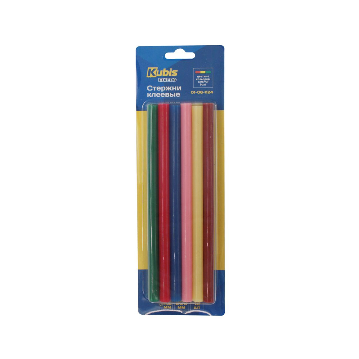 Procraft 01-06-1124 tyčinky tavné, mix barev 11.2*200 mm, 12 ks (po 2 ks)