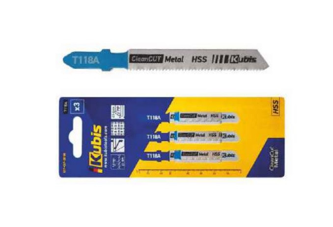 Procraft 07-07-3118 pilové listy 3 ks, řezání kovu, plastů o tloušťce 2.5-6 mm, rozteč zubů 1.2, T118A