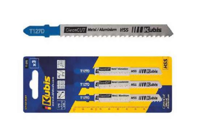 Procraft 07-07-3127 pilové listy 3 ks, řezání kovu, plastů o tloušťce 3-15 mm, rozteč zubů 3.0, T127D