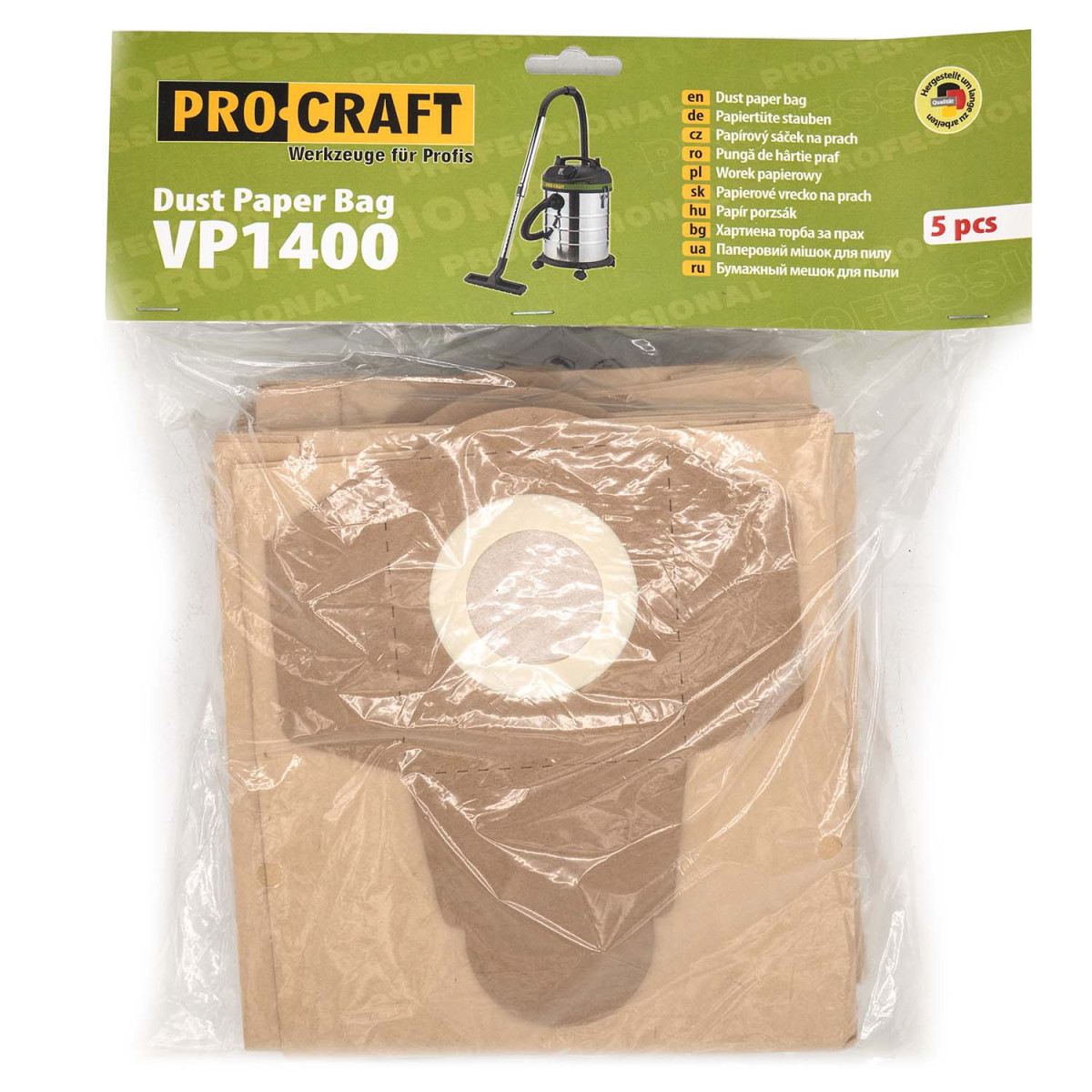 Procraft SpVP1400 saček papirovy pro průmyslový vysavač  VP1400