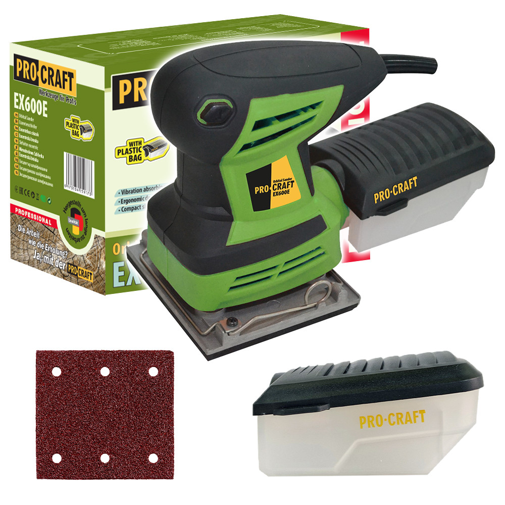 Procraft EX600E excentrická bruska